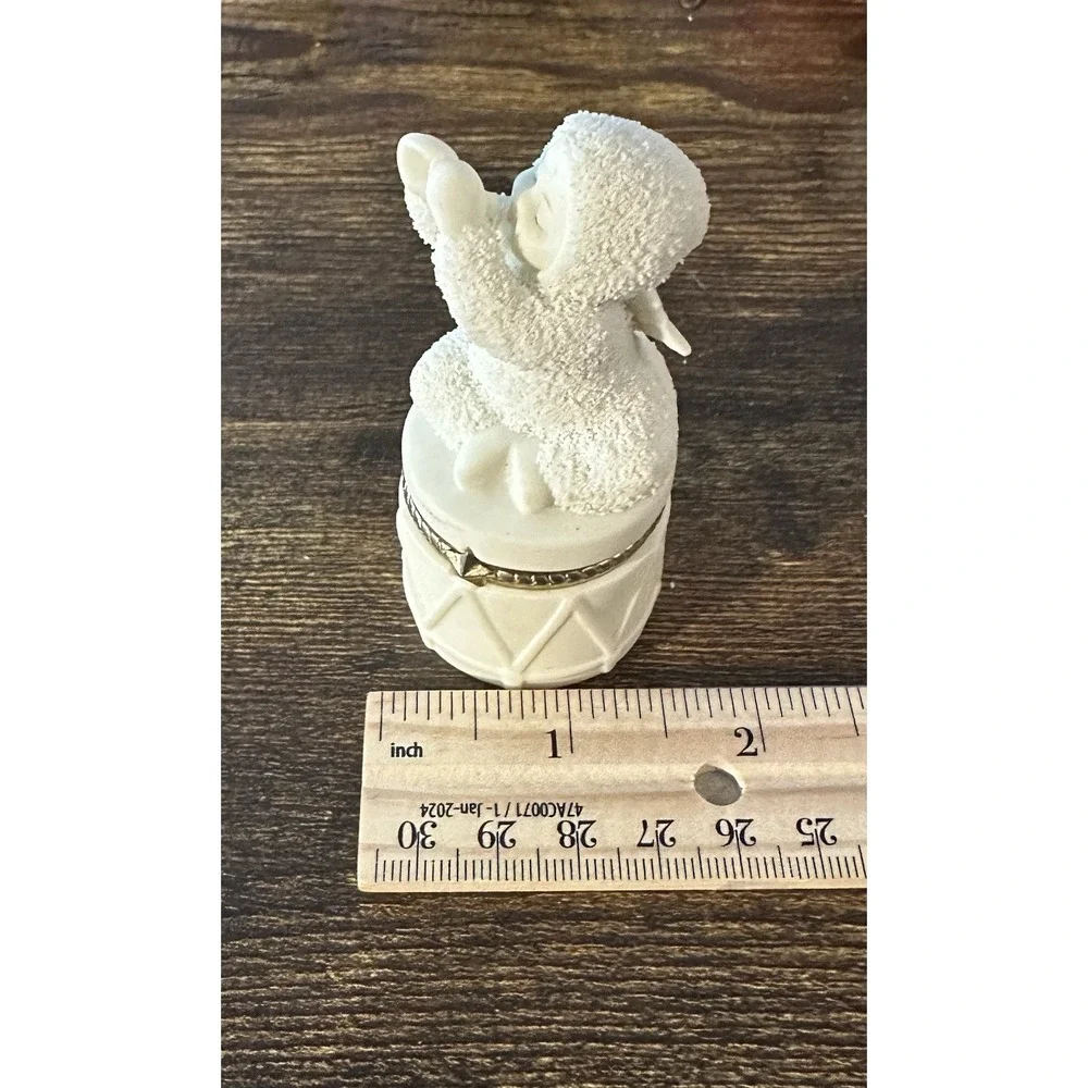 Vintage Dept 56 Snowbabies Lot Moon Stars Ornament Celebrate Hinged Box